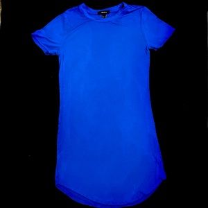 Forever 21 blue shirt dress